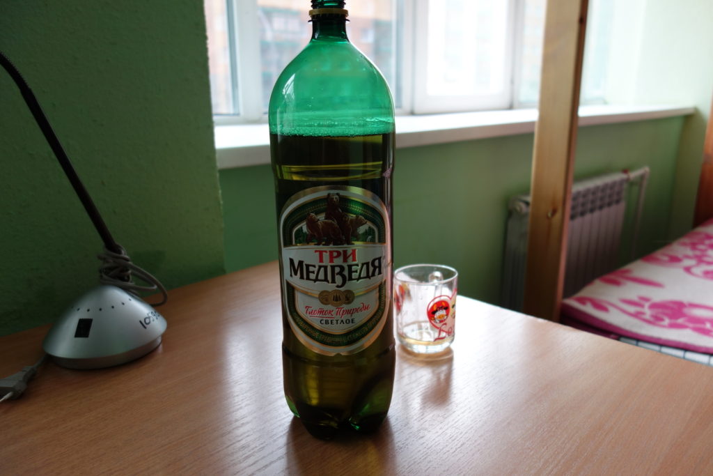 ロシアのペットボトルビール